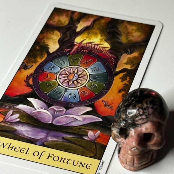 Quartz and Rhodonite Skulls - Picture 3 of 6